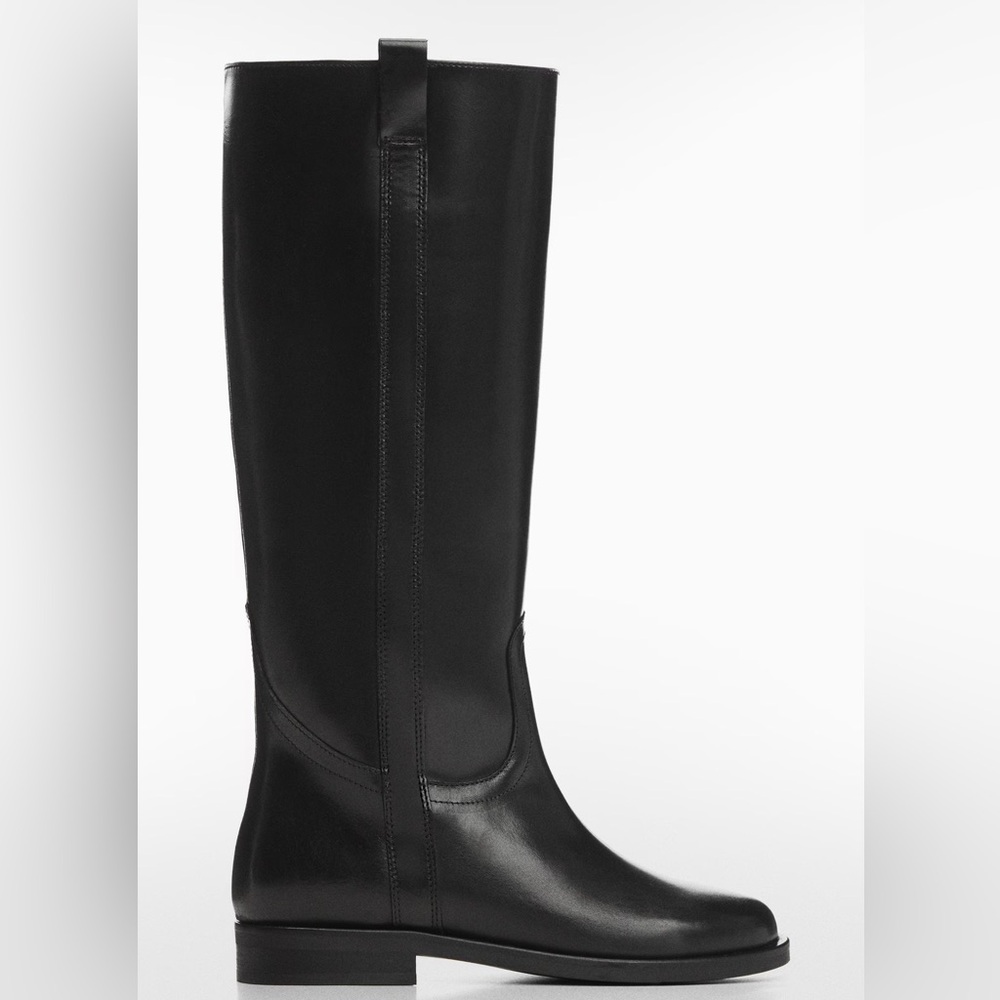 Mango LEATHER HIGH BOOTS